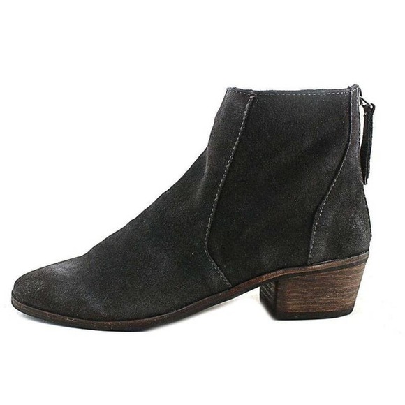 Dolce Vita Shoes - Dolce Vita Kat Suede Black Ankle Booties 9.5